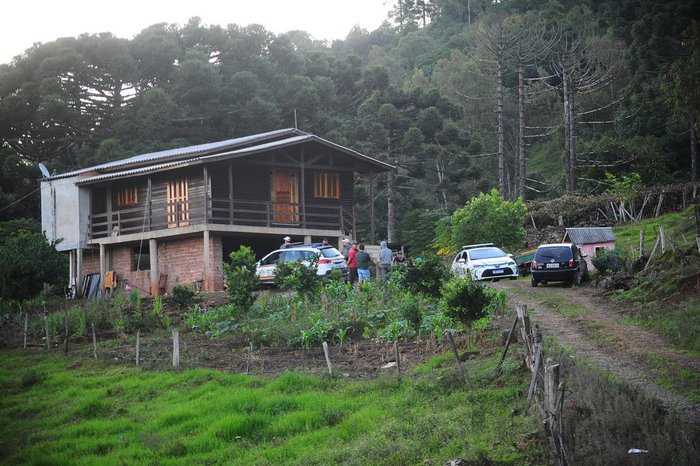 Propriedade rural onde ocorreu o crime fica na localidade de Cerro da Glória, interior de Caxias