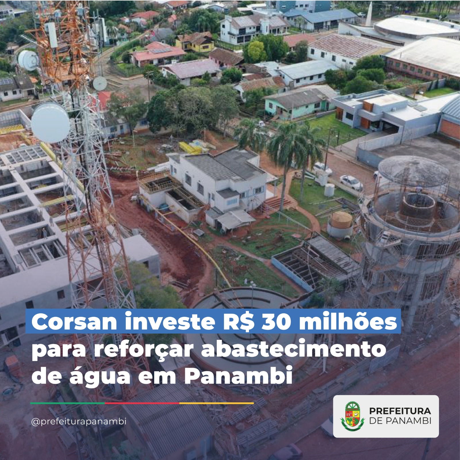 MELHORIAS EM RESERVATÓRIOS TRAZEM MAIS QUALIDADE PARA ÁGUA DISTRIBUÍDA PELA  CORSAN NO MUNICÍPIO - Notícias - Prefeitura Municipal de David Canabarro